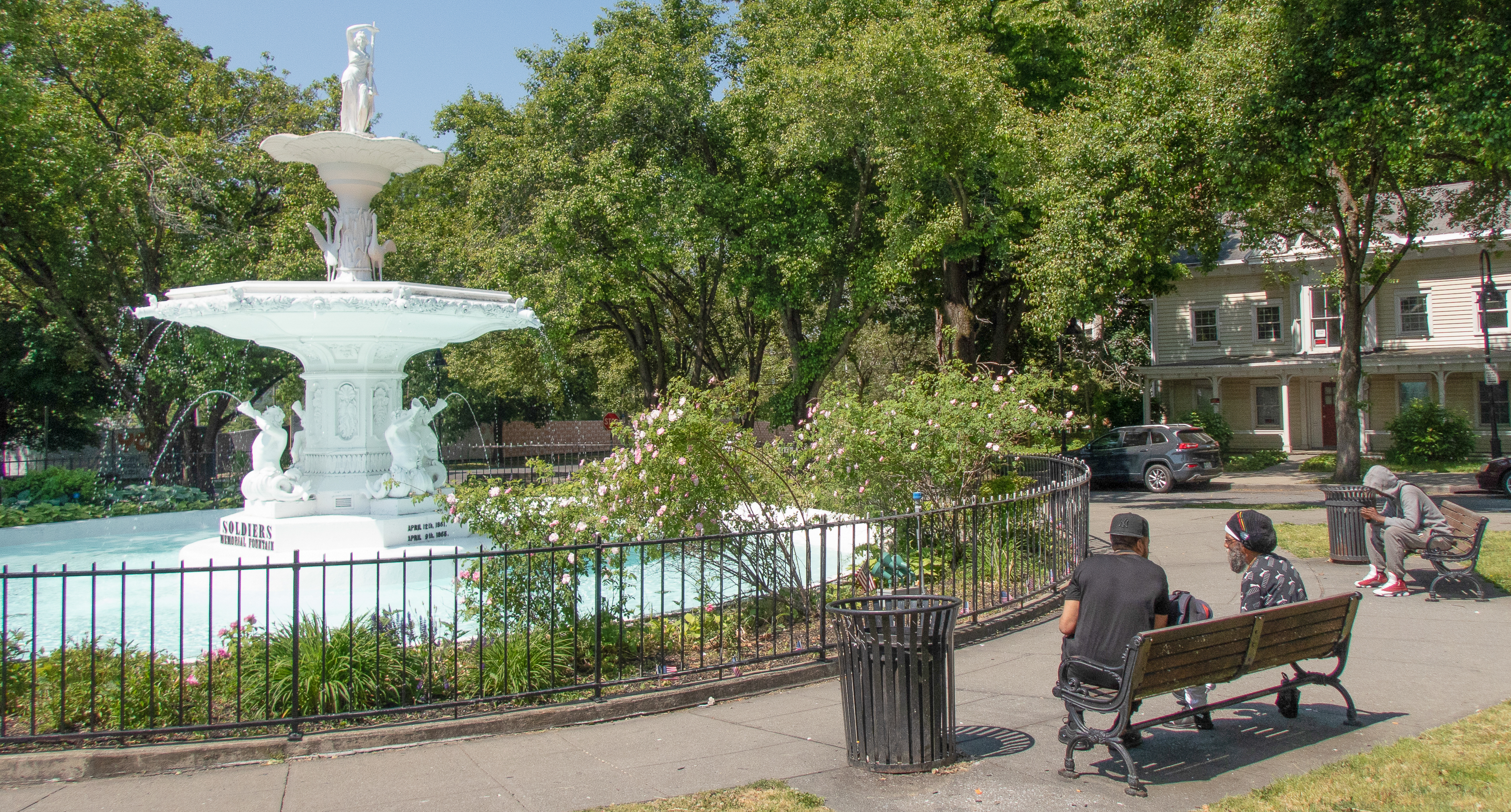 Soldiers' Memorial Fountain and Park, Poughkeepsie 