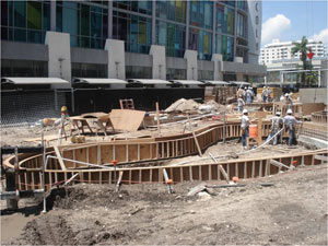 landscape under construction