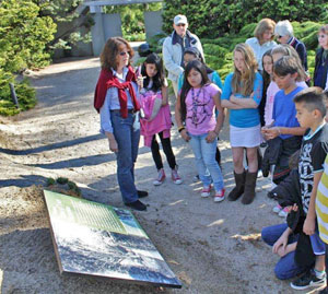 landslide exhibit at longhouse