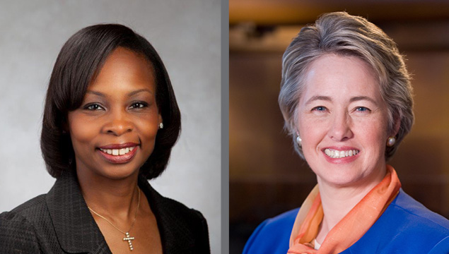 San Antonio Mayor Ivy Taylor and former Houston Mayor Annise Parker