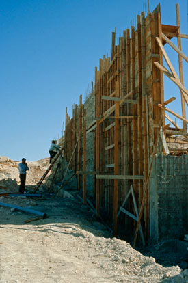 Scaffolding at Haas Promenade