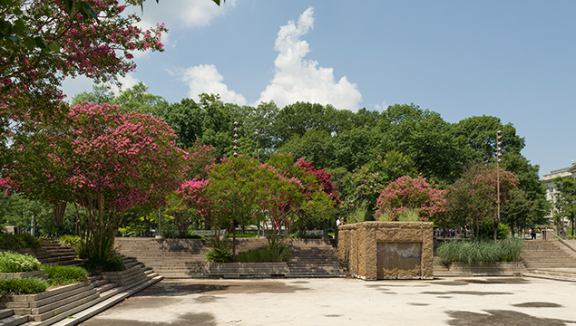 Pershing Park. Photo copyright Brian Thomson