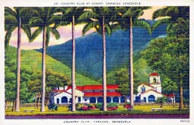 Caracas Country Club Postcard