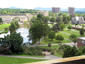 University of Massachusetts Campus Pond Landscape