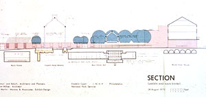 Section of Plan for Franklin Court