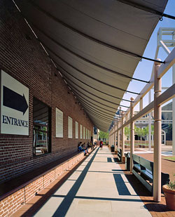 Museum Entrance on Franklin Court