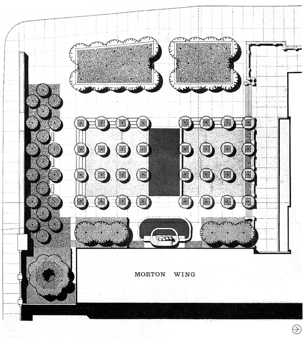 Art Institute of Chicago, South Garden Site Plan