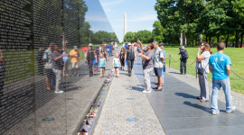 Vietnam Veterans Memorial designed by Maya Lin, Washington, D.C.
