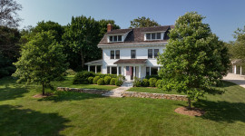 Front yard of Historic Orient, Orient, NY