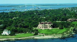 The Breakers and Newport Bridge, Newport, RI