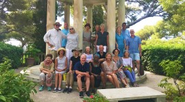 2019 workshop participants at Villa Ephrussi de Rothschild, Saint-Jean-Cap-Ferrat, France.