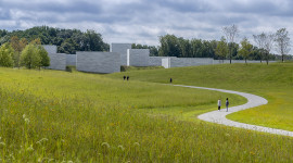 New landscape architecture projects in 2018 included PWP's work at Glenstone, Maryland