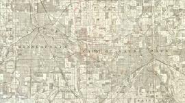 Historic map of St. Paul and Minneapolis, MN