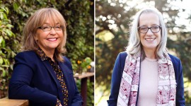 Sandra Kulli [left] and Aime MacPhee (honoris causa) [right]