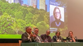 The closing panel of the conference.