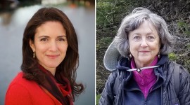 Susannah Drake [left] and Elmina J. Hilsenrath (honoris causa) [right]