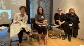 Oberlander Forum II: Landscape Activism conference presenters Chelina Odbert, Maura Rockcastle, Sierra Bainbridge, and Gina Ford, Dallas, TX