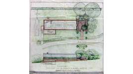 Plan of Greenhouse for Mr. Benjamin D. Riegel, Southport, CT
