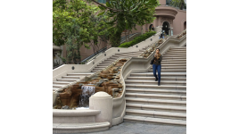 Bunker Hill Steps, Los Angeles, CA