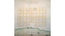 Pierre Le Blond de la Tour's Plan of New Orleans, 1722