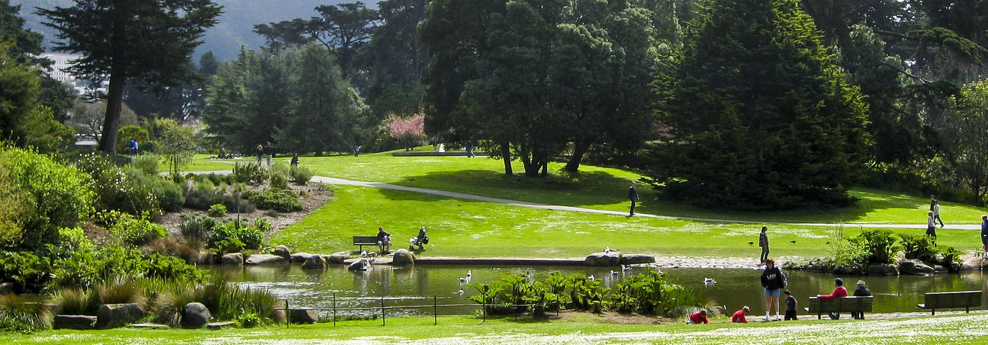 Strybing Arboretum (San Francisco Botanical Garden) at Golden Gate Park, San Francisco, CA