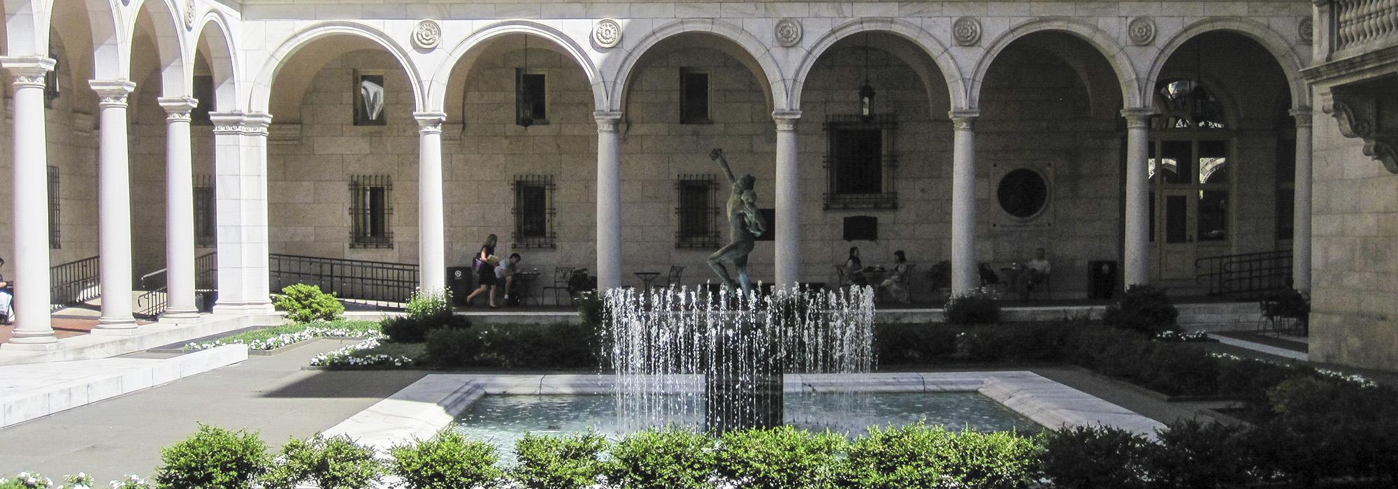 Boston Public Library Courtyard