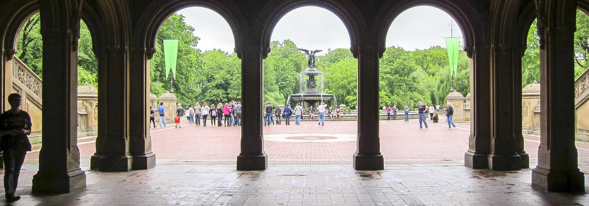 Bethesda Terrace and Fountain, Central Park, New York, NY