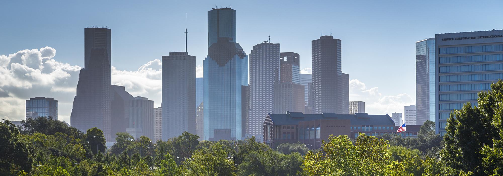 Houston skyline, Houston, TX