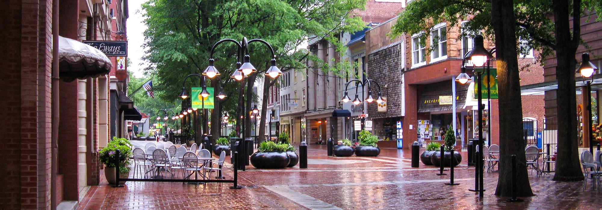 Charlottesville Mall, Charlottesville, VA