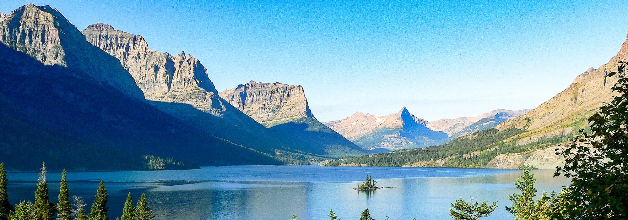 St. Mary's Lake on the Going-to-the-Sun Road, Glacier National Park, Montana