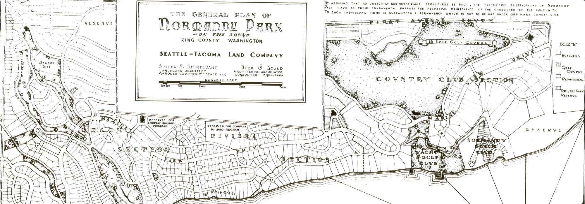 General Plan of Normandy Park, King County, WA