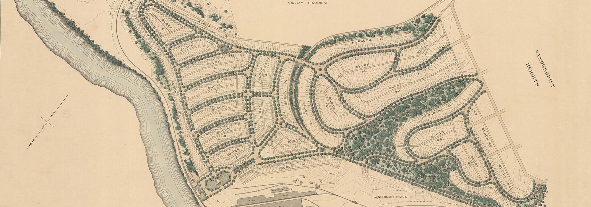 Vandergrift plan, Pittsburgh, PA