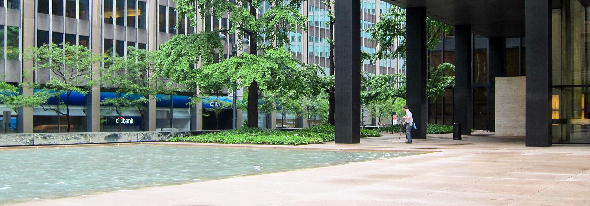 Seagram Building and Plaza, New York, NY