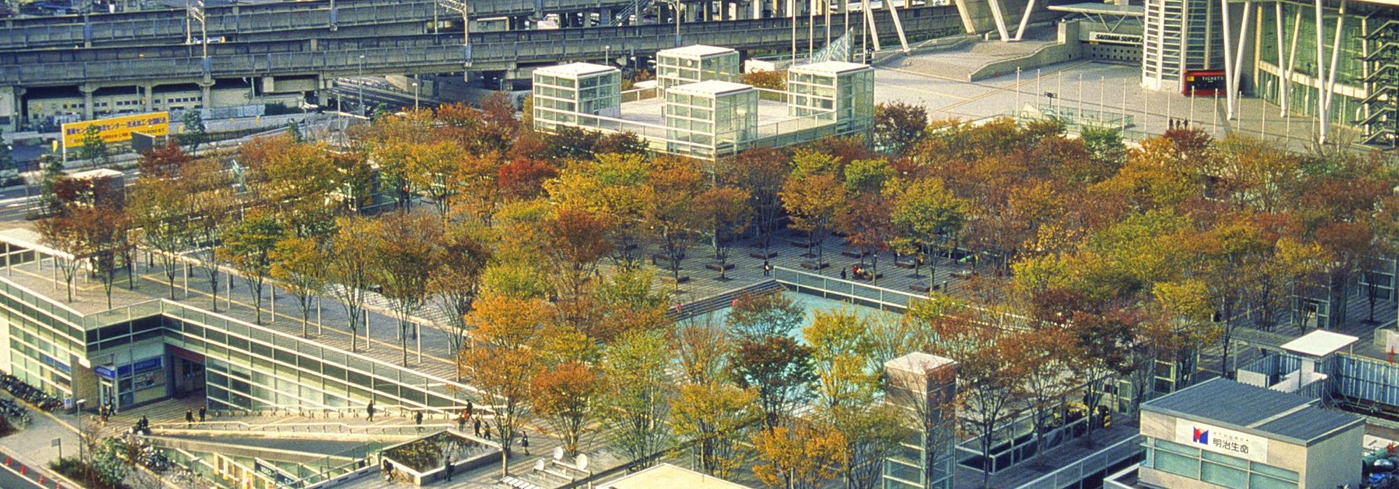 Saitama-Shintoshin Station "Sky Forest" Plaza, Saitama-Ken, Japan