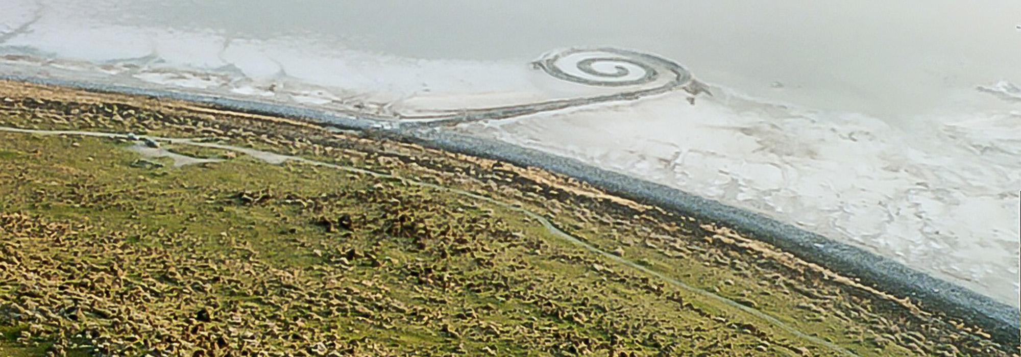 Spiral Jetty, Rozel, UT