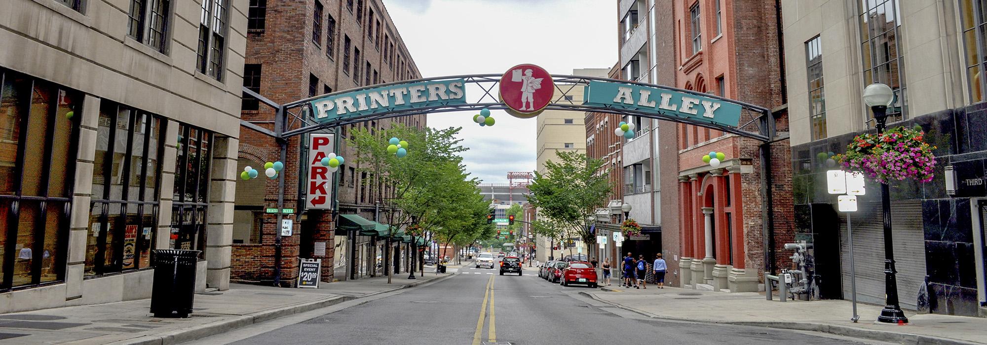 Printers Alley, Nashville, TN