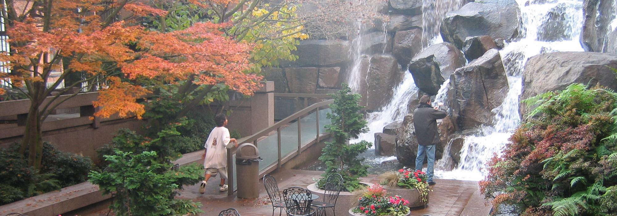 Waterfall Garden, Seattle, WA