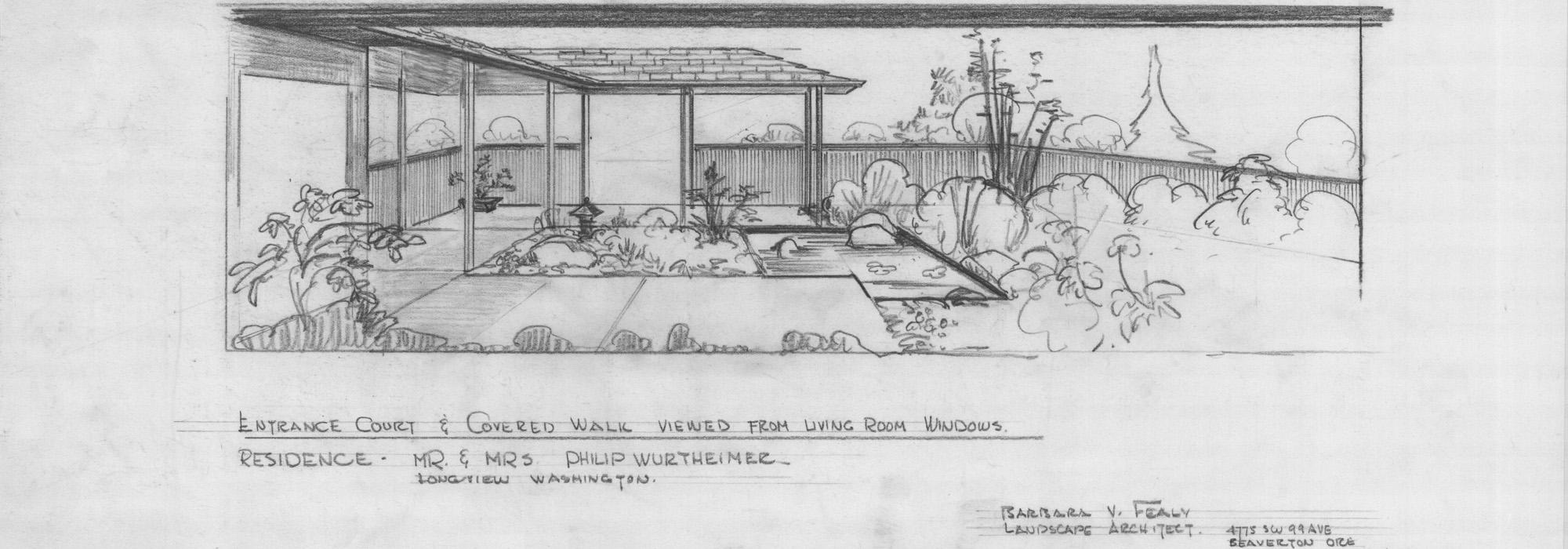 Wurtheimer Residence sketch