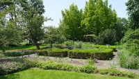 Broad view of gardens