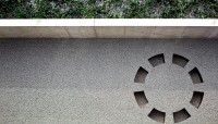 Patio with circle of sunken seating 