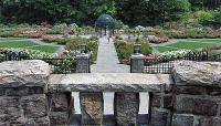 The Peggy Rockefeller Rose Garden at the New York Botanical Garden, designed by Farrand in 1915.