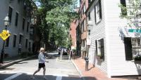 Intersection of Pinckney and Joy Streets, Boston, MA