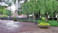 Founders Garden at Temple University, Philadelphia, PA