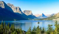 St. Mary's Lake on the Going-to-the-Sun Road, Glacier National Park, Montana