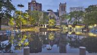 The rehabilitated Peavey Plaza, Minneapolis, MN