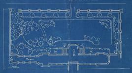 Plan of Arthur Ross Terrace Garden, New York City, 1901