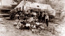 Miners striking in West Virginia, 1922