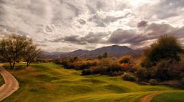 Stadium Course at PGA West, La Quinta, California. 