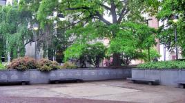 Founders Garden at Temple University, Philadelphia, PA