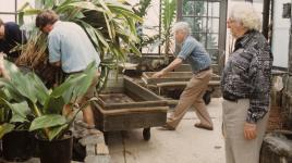 Conrad Hamerman and Roberto Burle Marx at Longwood Gardens, Kennett Square, PA